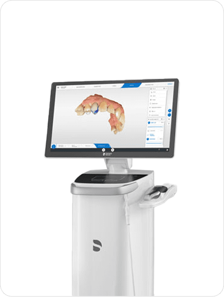 Dental digital scanner of teeth